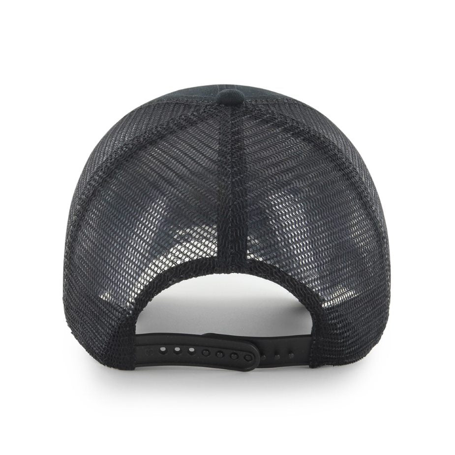 LAS VEGAS RAIDERS STRIPE TRUCKER HAT - BLACK
