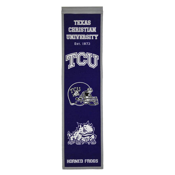 TCU HORNED FROGS HERITAGE BANNER
