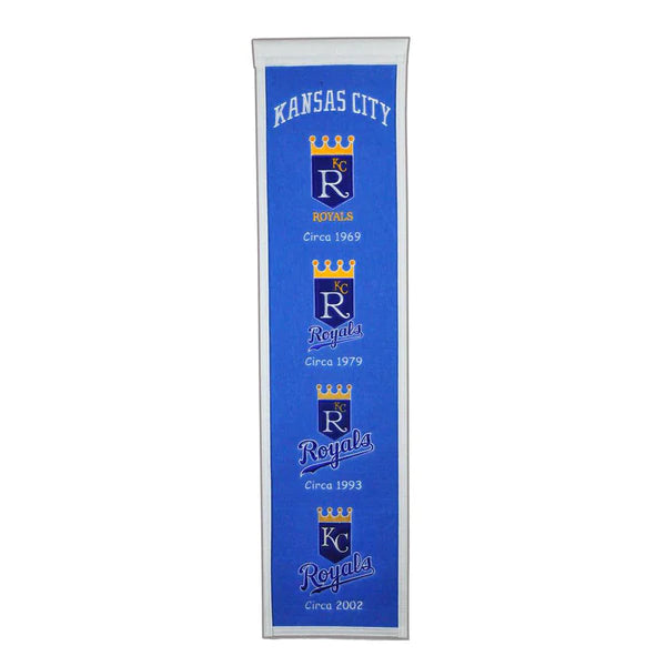 KANSAS CITY ROYALS HERITAGE BANNER