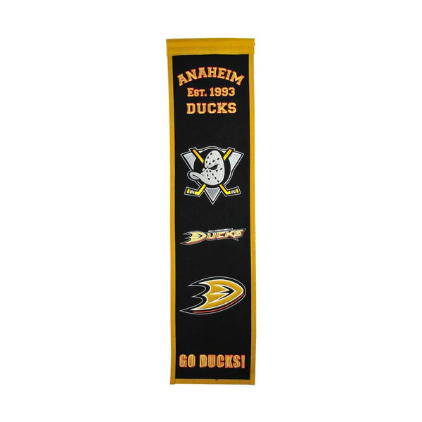 ANAHEIM DUCKS HERITAGE BANNER