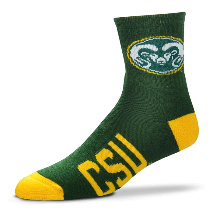 CSU RAMS ANKLE 'CSU' & LOGO SOCKS