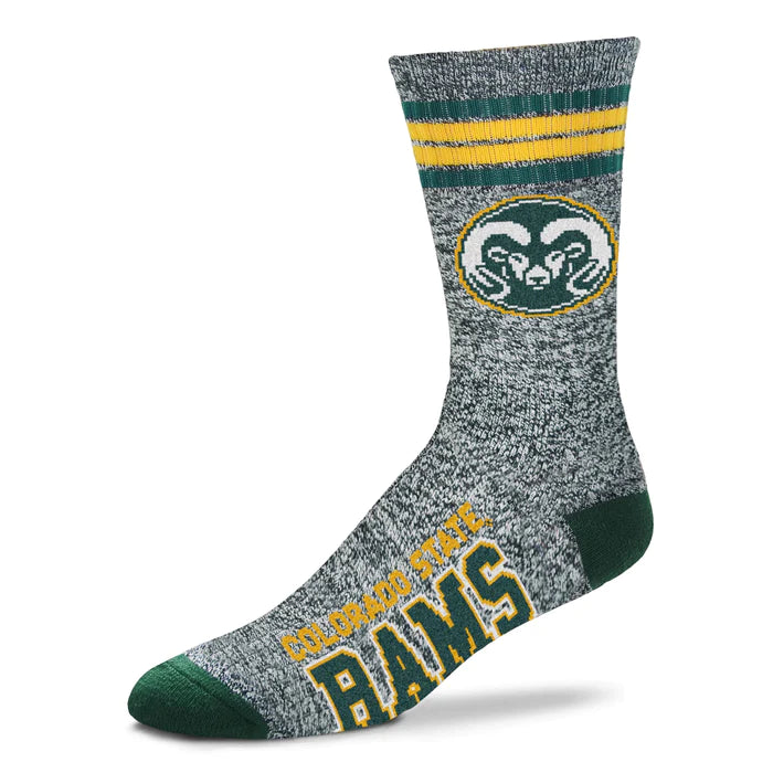 CSU MARBLED NAME/LOGO SOCKS