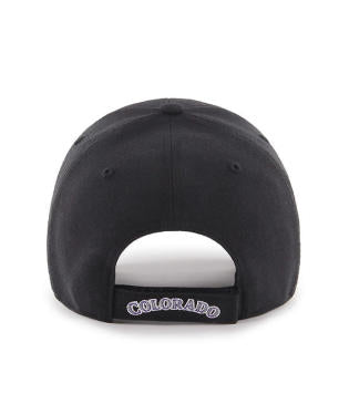 COLORADO ROCKIES MVP LOGO HAT - BLACK
