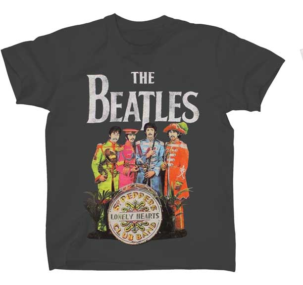 THE BEATLES SGT. PEPPERS TEE - GREY