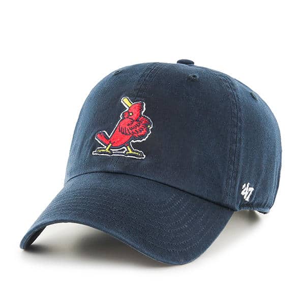 ST. LOUIS CARDINALS 'BIRD BATTING' HAT - NAVY