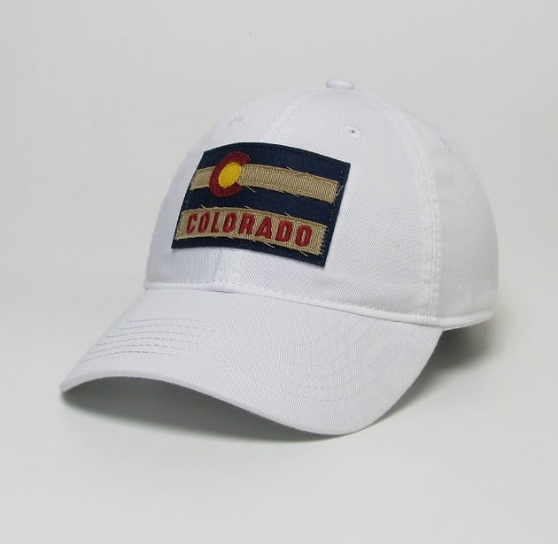 COLORADO FLAG PATCH HAT – WHITE