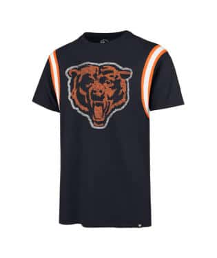 BEARS LG LOGO STRIPE SLV TEE-ATLAS