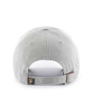 MILWAUKEE BREWERS GLOVE LOGO HAT - GRAY