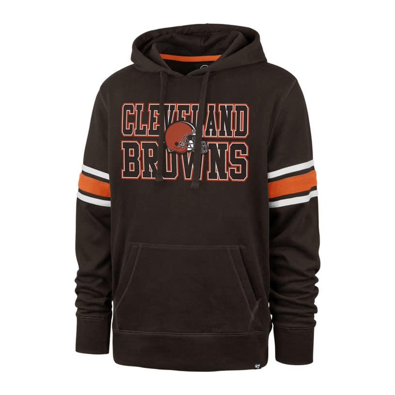 CLEVELAND BROWNS HOODIE - BROWN