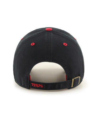 MARYLAND TERRAPINS LOGO & NAME ON BILL HAT - BLACK