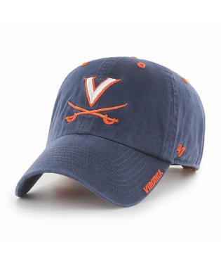 VIRGINIA CAVALIERS LOGO W/ NAME ON BILL HAT - NAVY
