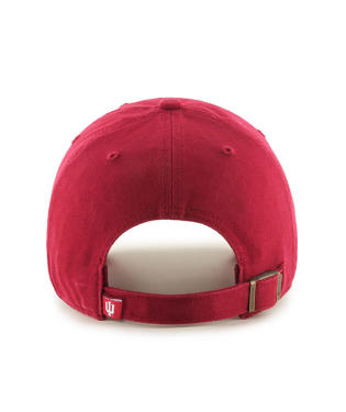 INDIANA HOOSIERS LOGO HAT - DARK RED