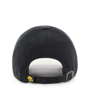 IOWA HAWKEYES TIGER HAWK LOGO HAT - BLACK