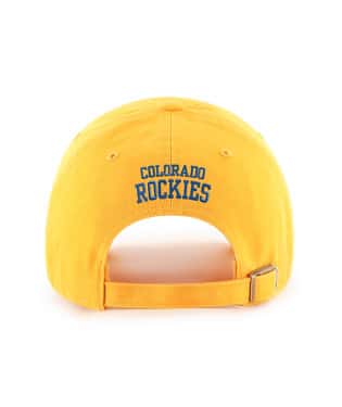 COLORADO ROCKIES HOCKEY LOGO HAT-GLD