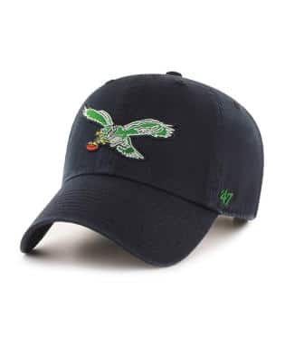 EAGLES RETRO LOGO HAT-BLK