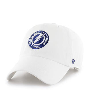 TAMPA BAY LIGHTNING LOGO HAT - WHITE
