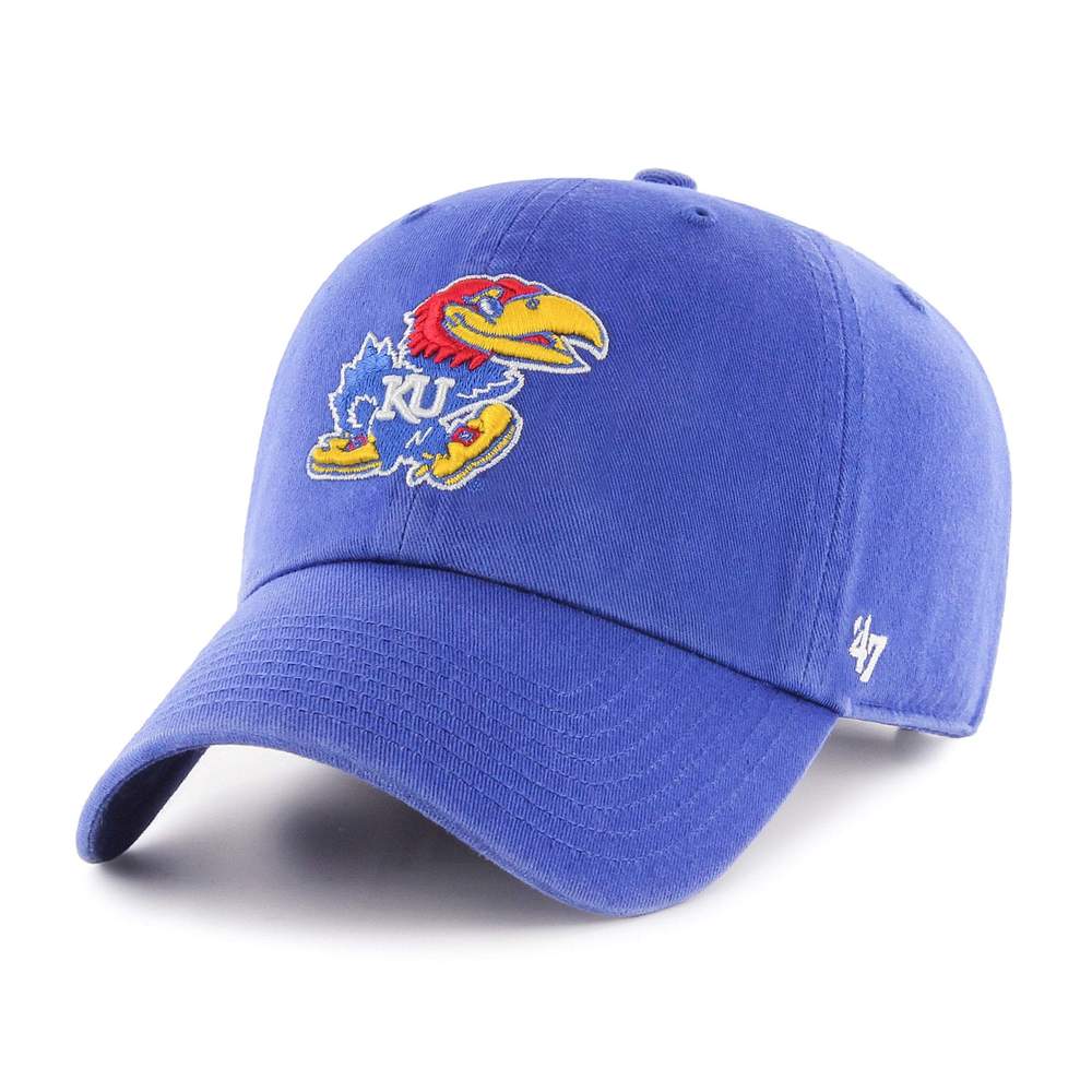 KANSAS JAYHAWKS CLEAN UP HAT - ROYAL