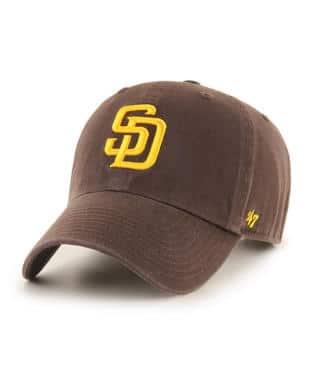 SAN DIEGO PADRES 'SD' LOGO HAT - BROWN