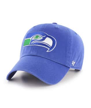 SEATTLE SEAHAWKS RETRO LOGO HAT - ROYAL