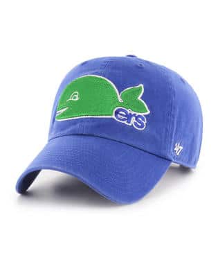 HARTFORD WHALERS 'WHALE' LOGO - ROYAL