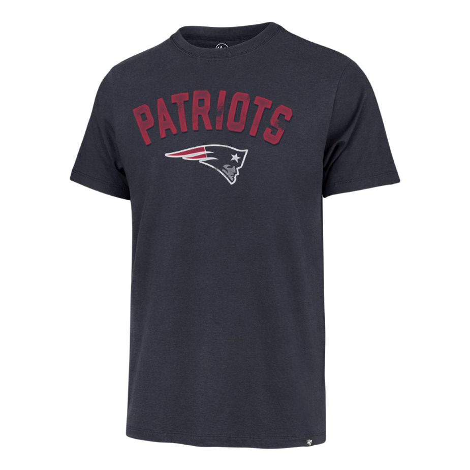 NEW ENGLAND PATRIOTS NAME/LOGO TEE - NAVY
