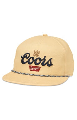 COORS BANQUET ROPE HAT - LT LEMON