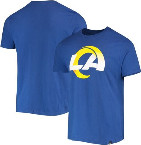 LOS ANGELES RAMS 'LA' LOGO TEE - ROYAL