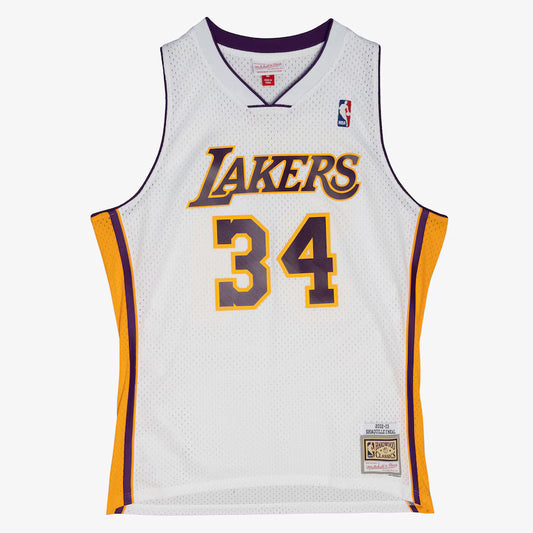 LAKERS #34 SHAQ JERSEY-WHI