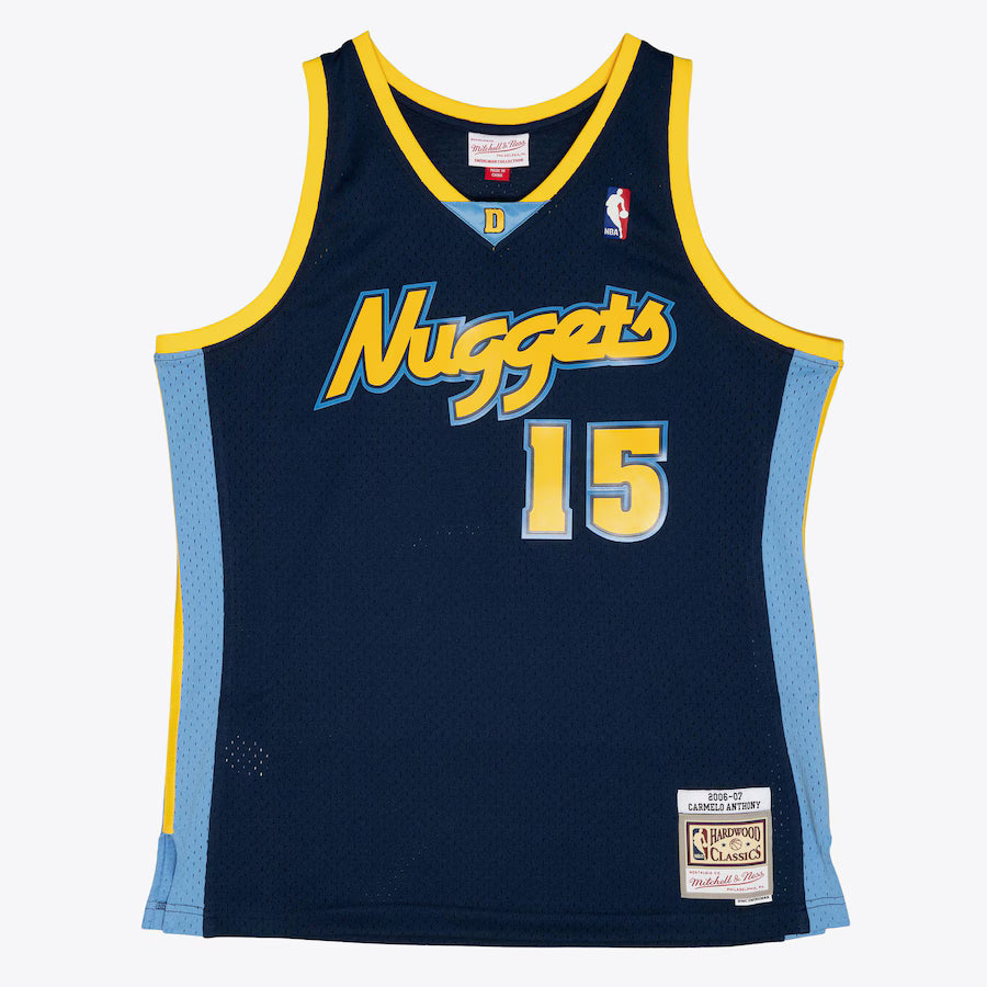 NUGGETS #15 ANTHONY JERSEY-NVY