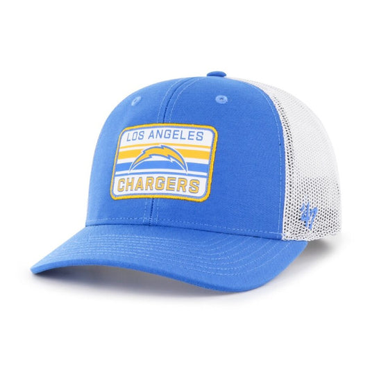 LA CHARGERS PATCH TRUCKER-BLUE RAZ