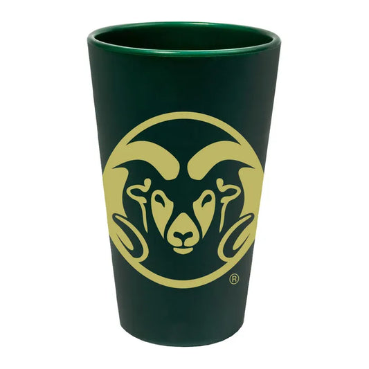 CSU SILICONE PINT GLASS