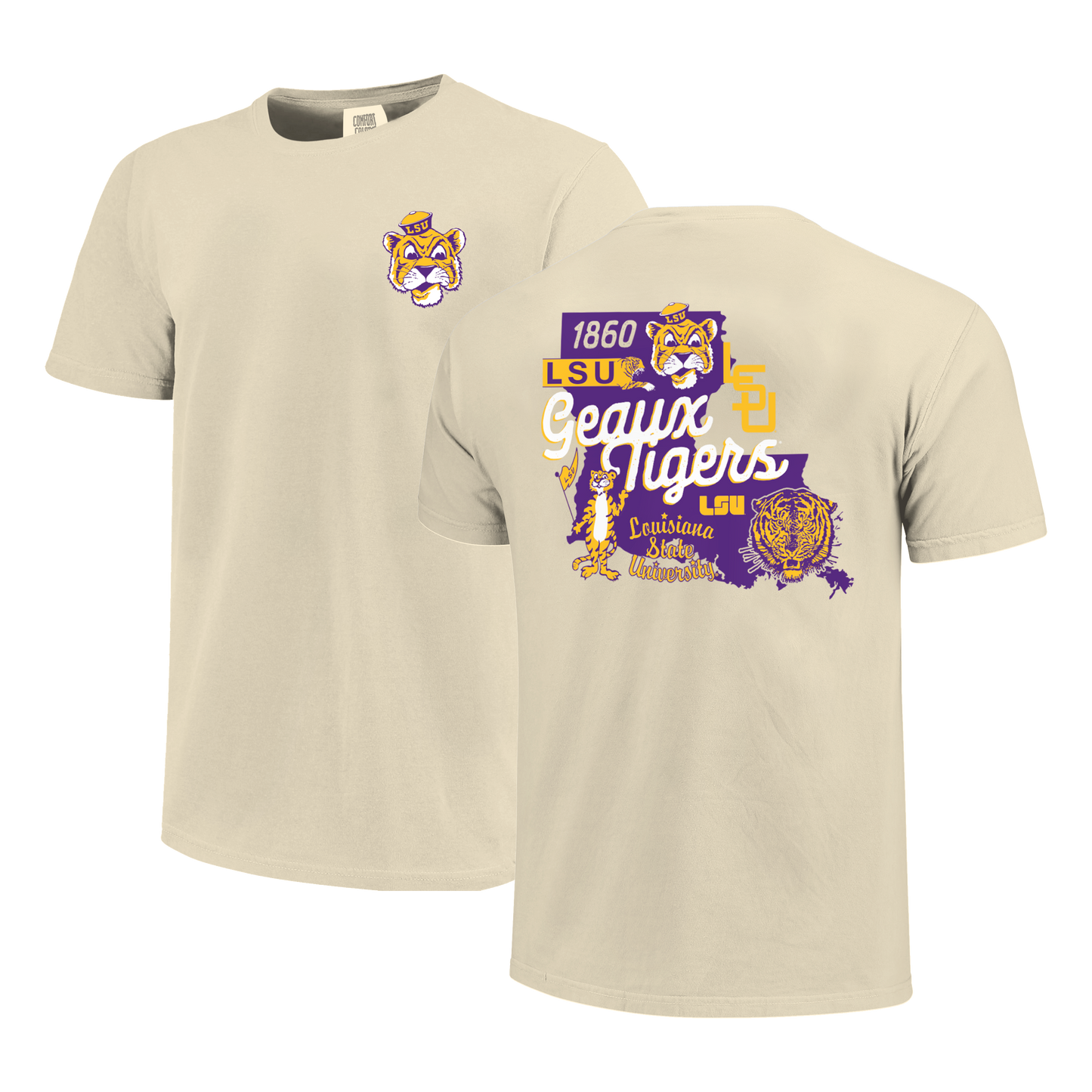 LSU RETRO F/B SS-CRE