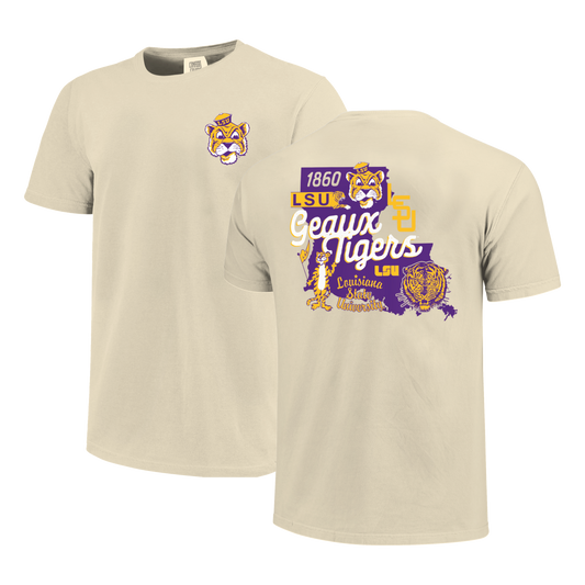 LSU RETRO F/B SS-CRE