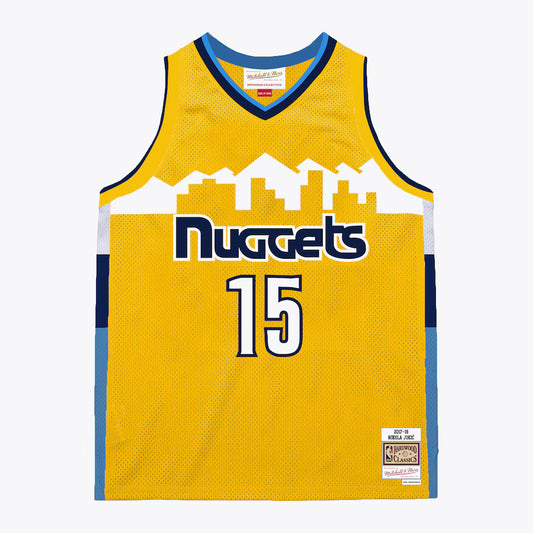 NUGGETS #15 JOKIC JERSEY-YEL