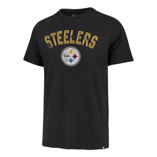 STEELERS NAME/LOGO ARCHED-BLK