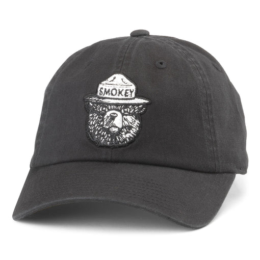 SMOKEY BEAR LOGO HAT-BLK