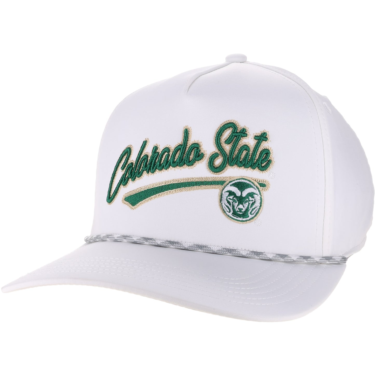 CSU SCRIPT NAME ROPE HAT-WHI