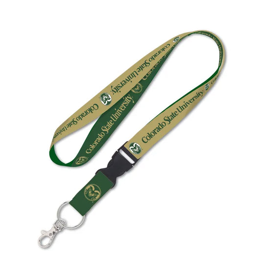 CSU NAME/LOGO LANYARD-GLD