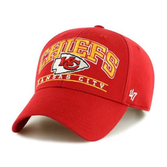 KANSAS CITY CHIEFS NAME/LOGO STRUCTURED HAT-RED