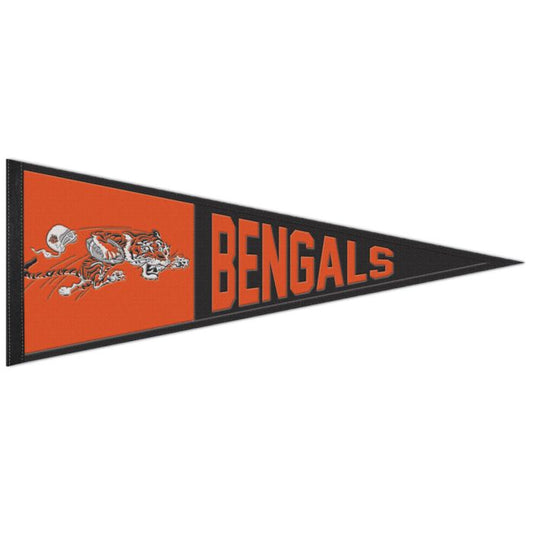 CINCINATTI BENGALS RETRO LOGO PENNANT