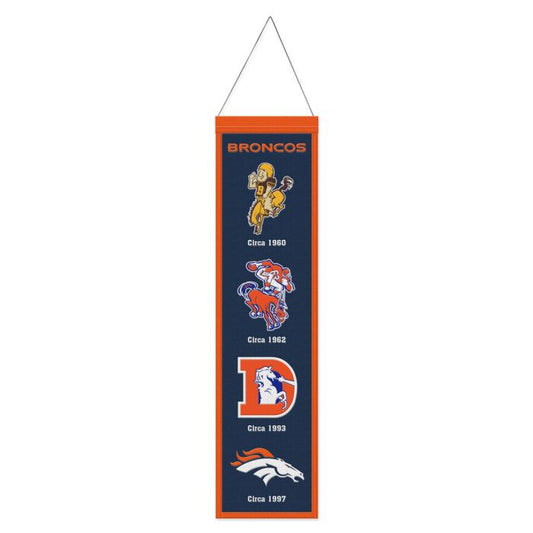 DENVER BRONCOS LOGOS BANNER