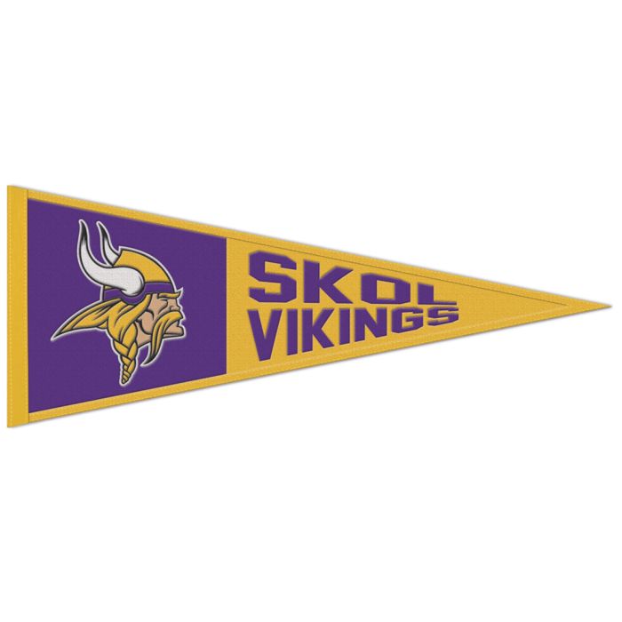 VIKINGS 'SKOL' PENNANT