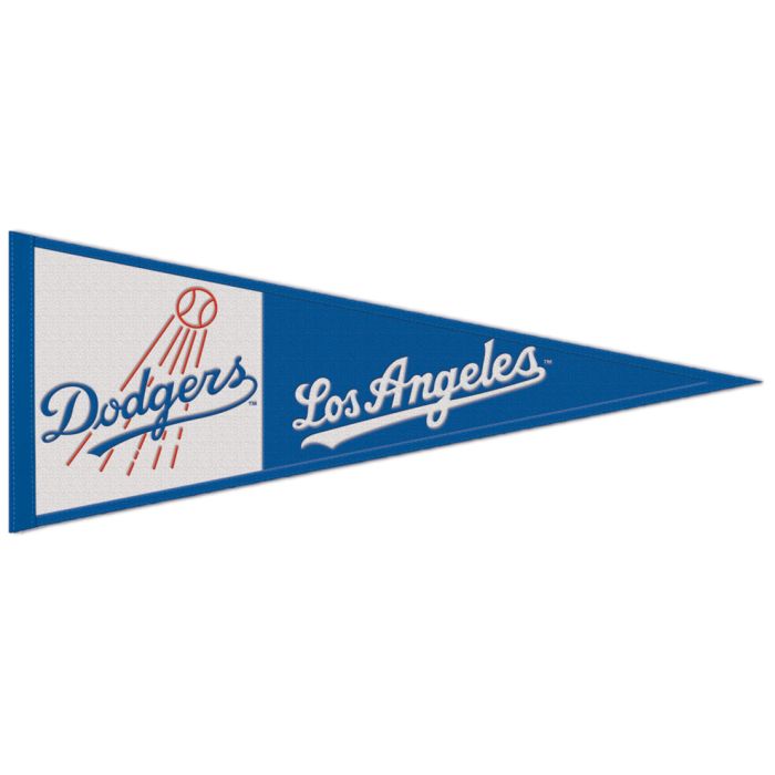 DODGERS RETRO LOGO PENNANT