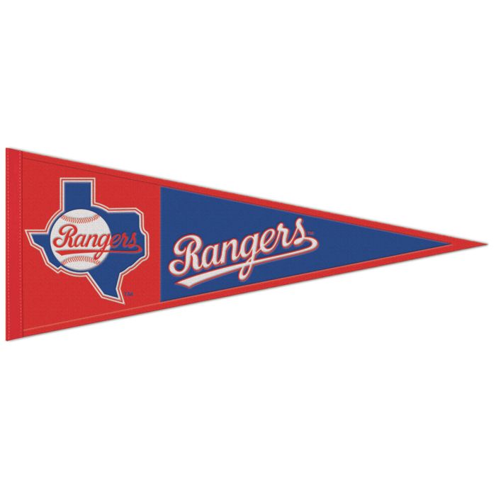 TX RANGERS RETRO LOGO PENNANT