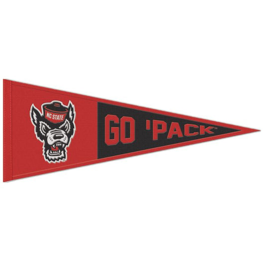 NC STATE 'GO PACK' PENNANT