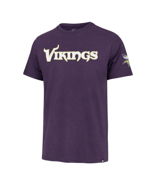 VIKINGS N/SLV PATCH SS-PUR