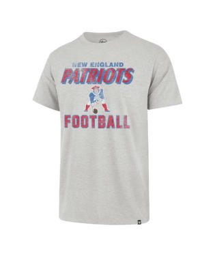 PATRIOTS NAME/LOGO/FB SS-GRY