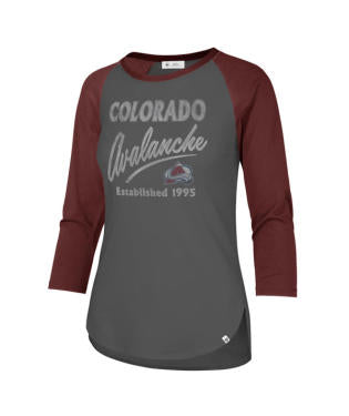 AVALANCHE LOGO/NAME/EST LS-BURG/GREY, WOMEN'S