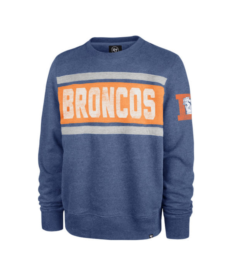 BRONCOS 'BRONCOS' CREWNECK-BLUE