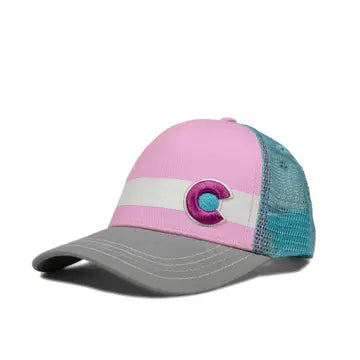 COLORADO STRIPE TRUCKER-PINK